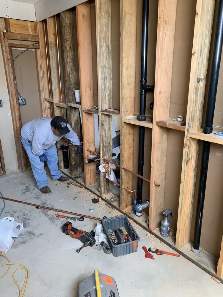 Commercial rough-in plumbing for Water Heater Replacement in Jennersville